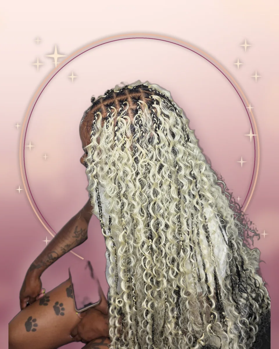 Platinum Boho Braids